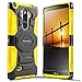 Evocel LG G Stylo [New Generation] Rugged Holster Dual Layer Case [Kickstand][Belt Swivel Clip] for LG G Stylo, Yellow (EVO-LGLS770-XX15)