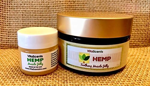 VitaRub Vitarub with Organic Hemp Oil, 4 0Unce, Lemongrass and Essential Oils, 4 Ounce