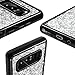 Caka Glitter Case for Galaxy Note 8 Case for Girls Women Liquid Luxury Fashion Sparkle Bling Flowing Floating Quicksand Girly Soft TPU Black Case for Samsung Galaxy Note 8 (Silver)