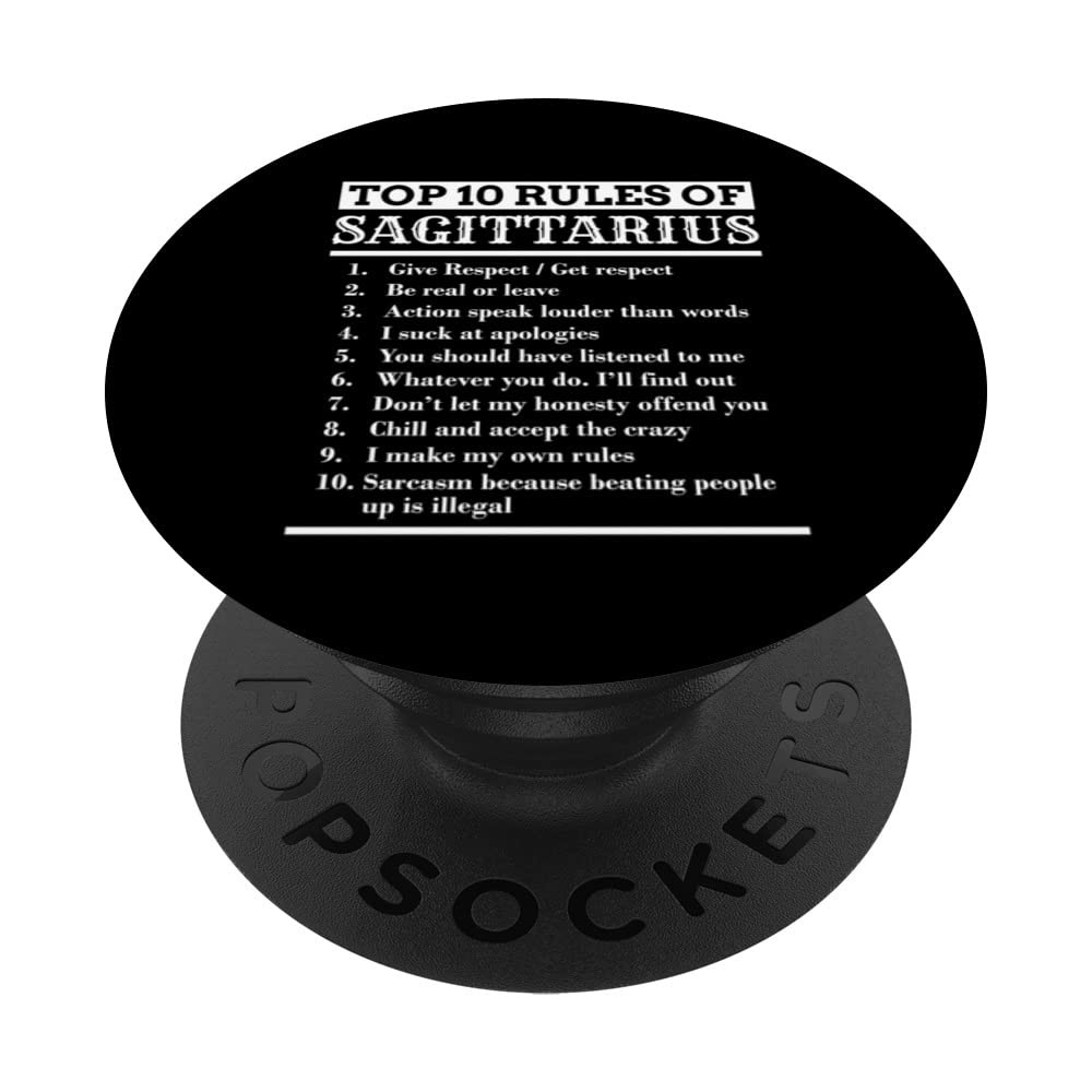 Sagittarius Horoscope Zodiac Astrological Lover Sign Gift PopSockets Swappable PopGrip