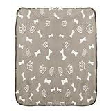 Pet Bed,Haoricu Pet Dog Cat Blanket Soft Warm Fleece Mat Bed Cover (Beige)