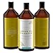 Calily Life Organic Moroccan Argan Oil Shampoo + Conditioner with Dead Sea Minerals, Duo Set, 33. 8 Fl Oz. Each -Transforms Hair to be Softer, Silkier & Shinier -Powerful & Deep Penetration [ENHANCED]