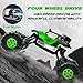 RC Control Toy Remote Control Car 4WD Off Road Monster Truck Crawler with Dual Motors 4 Steering Mode Big Remote Control Truck Toy for Boys Age 6 12 Years Old - Green