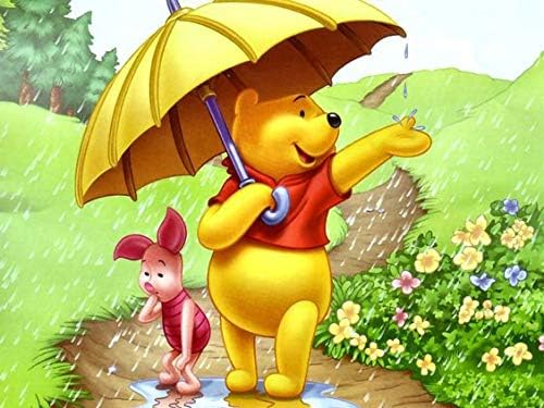 XCCYCJ (23.6x35.4inch) Diamond Painting Winnie the Pooh and Friends Cross Stitch Kit Diamond Embroidery Home Decoration Children's Gifts
