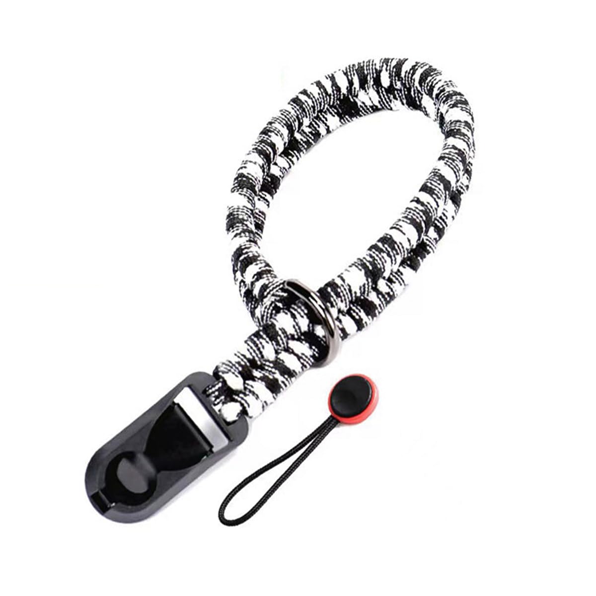 FONGKNOX Camera Strap, Rope Camera Strap, Woven Camera Strap, for Dreamark Camera Strap DSLR, Compatible with Various Cameras - White (Buckle)