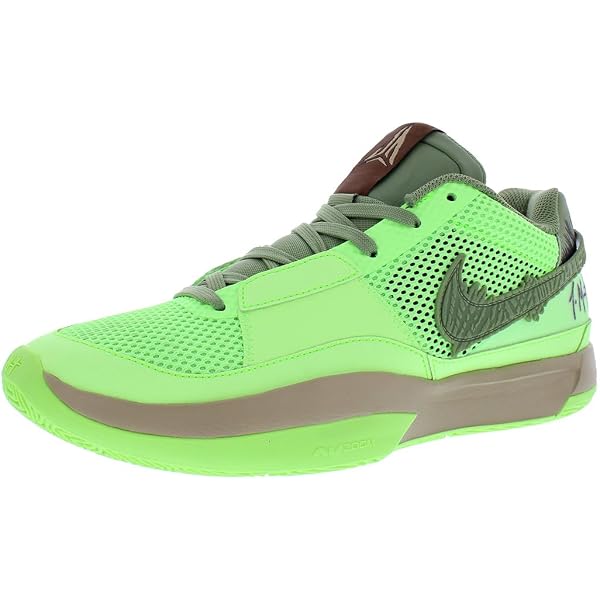 Amazon.com | Nike Ja 1 Men's Basketball Shoes Lime Blast/Oil Green