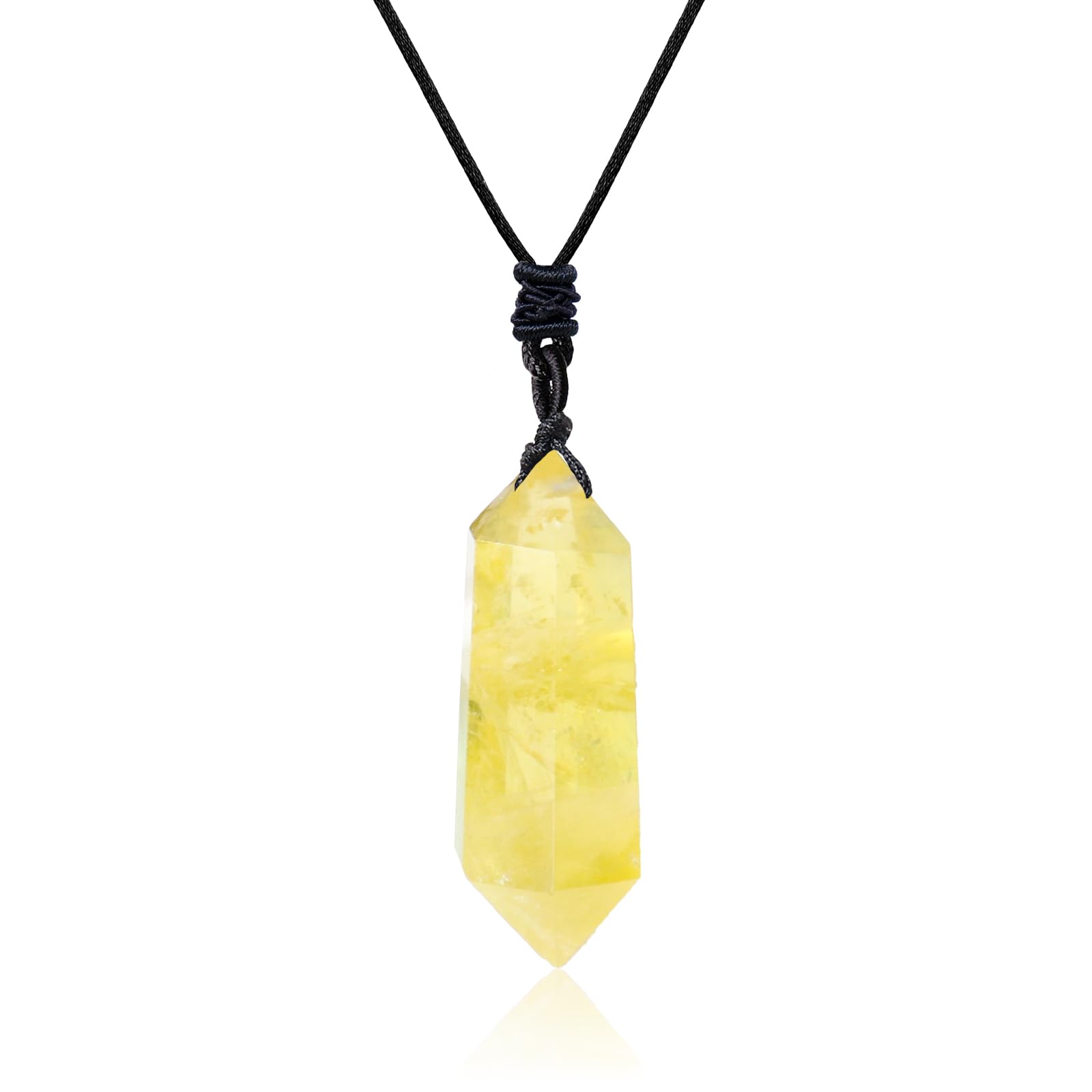 Apengshi Natural Healing Citrine Double Pointed