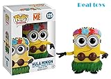 funko pop DESPICABLE ME 2 minions HULA MINION vinyl figure 3.75 inch vinyl doll child toys car toys