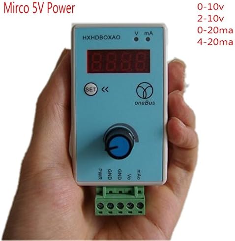 YalinGE Handheld Adjustable Current Voltage Analog Simulator 0-10V/2-10V 0-20mA/4-20mA Signal Generator Signal Sources Output