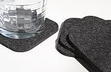 Square Felt Drink Coaster in 5mm Thick Virgin