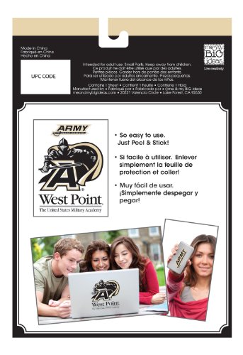 me & my BIG ideas laptopSTICKS Removable Laptop Stickers, United States Military Academy (Army) Blac - //medicalbooks.filipinodoctors.org