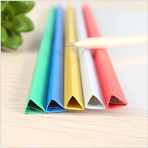 PRALB 25PCS Standard Sliding Bar Translucent Design Project File,Report Covers for A4,Perfect for School and Office,5 Color - Thumbnail 3