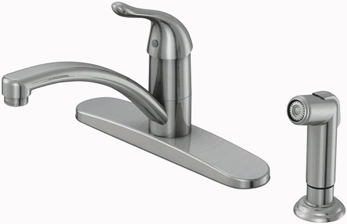 Oakbrook Kitchen Faucet Low Lead Single Handle 8 " 1.75 Gpm B. Nickel