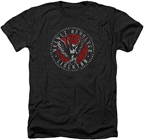 Velvet Revolver Circle Logo Mens Heather Shirt Black Lg