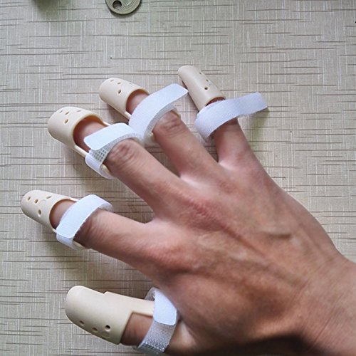 ROSENICE Finger Support Brace Splint Plastic Fingers Fracture Joint