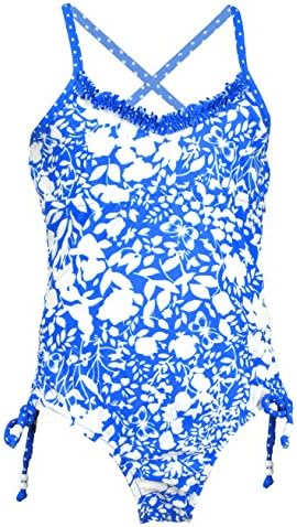 Point Conception Girls Ruffle One Piece "Field of Flowers" (12)
