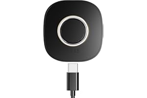 BOVIPO Compatible with Oura Ring Gen4 Charger Fast Charging Dock with USB-C Cable for Smart Ring (Black, Size 13)