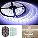 BIHRTC 2 Rolls of 5M Waterproof LED Strip Light Daylight White (No Power Supply) 12V IP65 DC SMD 5630 32.8ft(10M) 600 LEDs 300 LEDs/Roll 6500-7000K Flexible Rope Light
