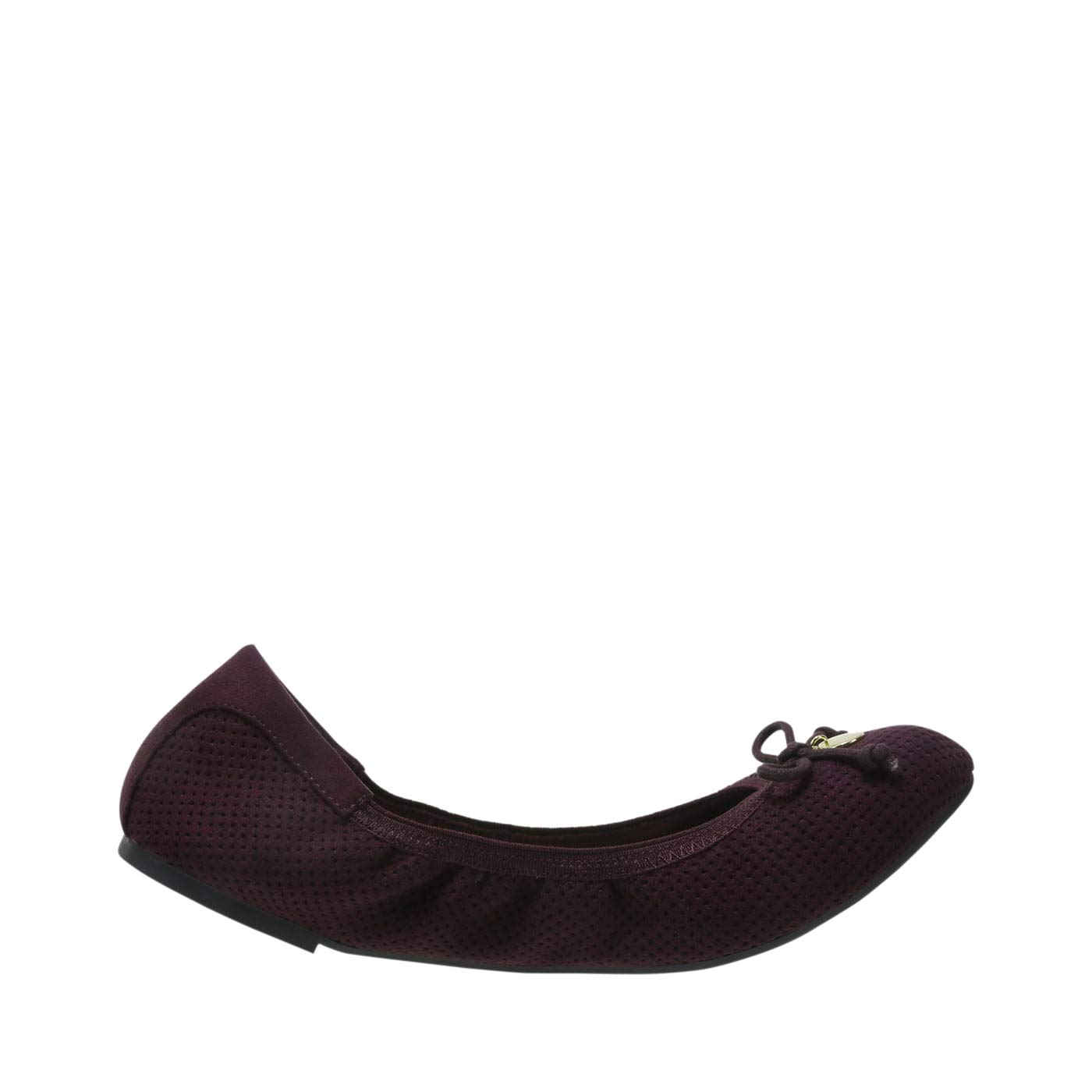 dexflex Comfort Black Violet Perforated Women's Caroline String Tie Flat 6 Wide - Image 3