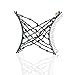 HairZing Classic Criss-Cross, Perfect for UpDos and Twists, Iridescent, Large