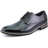 Bruno Marc Moda Italy Prince Men's Classic Modern Oxford Lace Dress Shoes