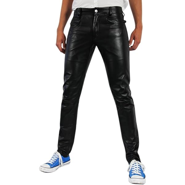 パンツ jentlouis Zip Leather Pants 51v9FjUAAdL._SY350_QL65_.jpg