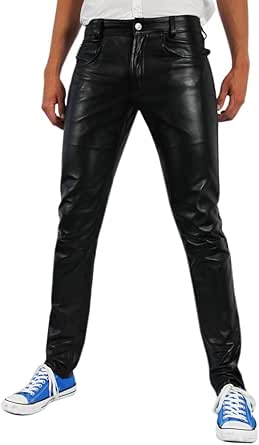 bockle leather jeans