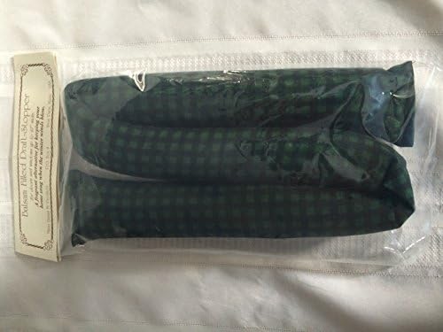Maine Balsam Filled Draft Stopper 40-42" (Green & Navy Check)