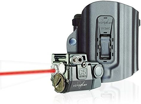 Viridian C5L-R Universal Red Laser Sight and Tac Light for Sub-Compact Handgun Pistols, ECR Instant On Technology with TacLoc Holster