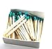 Decorative Matches 6 Square Box Set- Strike Strip on Side of Box- Colored Match Tips- Wooden Matches (Desert Beauty)thumb 1