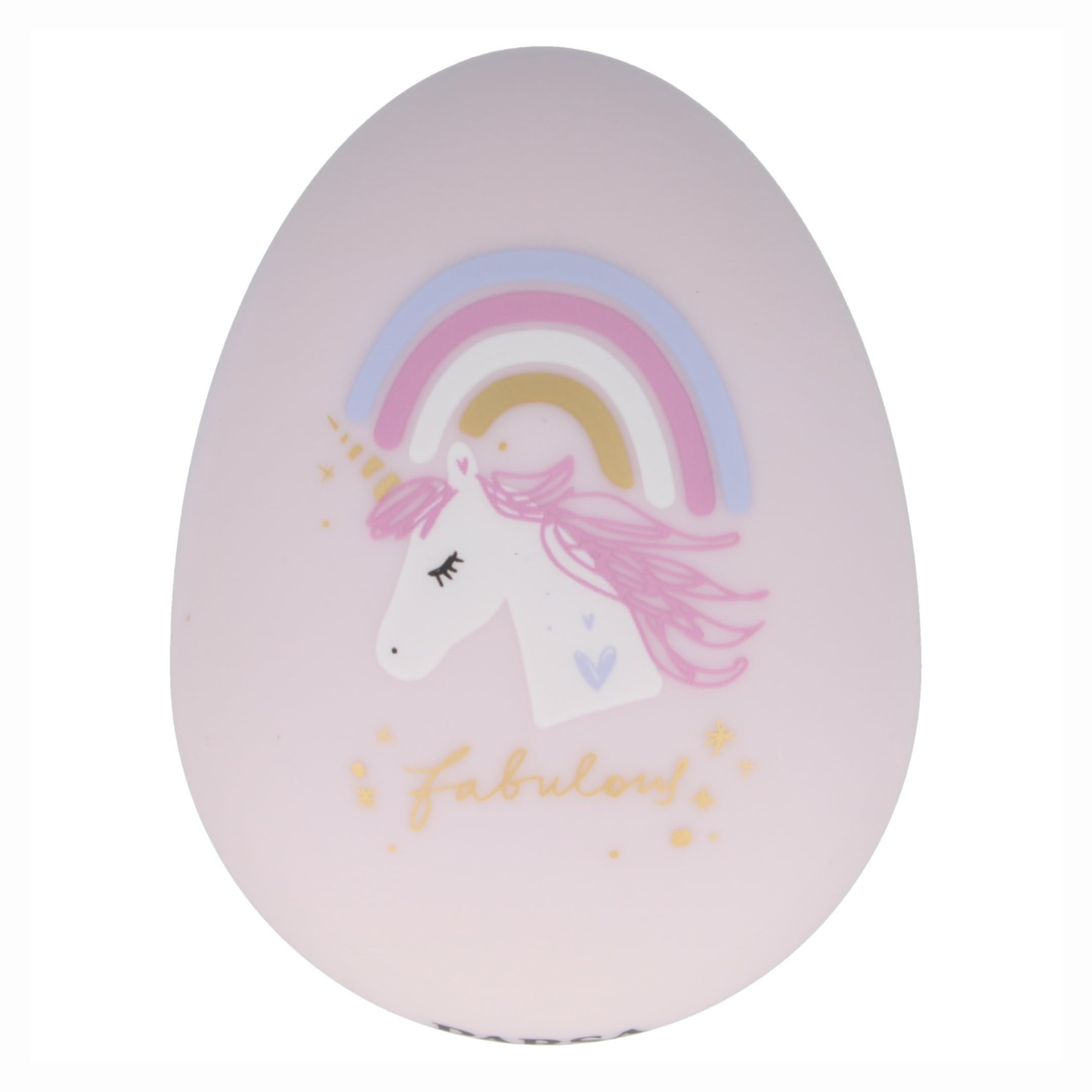 Parsa Beauty Basic Line Unicorn/Rainbow Hair Brush for Children, Detangling Hair Brush for All Hair Types, Gentle Brushing, Flexible Plastic Pins, Anti-Static, 1 Count