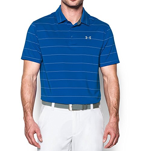 Under Armour Men's Playoff Polo, Blue Marker /Steel, XX-Large