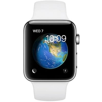 Apple Watch Series 2 38mm Silver Aluminum Case with White Sport Band - MNNW2LLA Refurbished