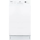 SPT SD-9254W Energy Star 18&Prime; Built-In Dishwasher w/Heated Drying &ndash; White