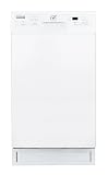SPT SD-9254W 18″ Wide Built-In Dishwasher w/Heated Drying, ENERGY STAR, 6 Wash Programs, 8 Place Settings and Stainless Steel Tub – White