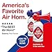 K3 Brands Premium Horn for Boating, Sports, Safety. Loud & Effective Boat Signal & Shoreline Marine USCG Rated - Appropriate for Any Purpose - Non-Flammable (Red and Blue, Single 3.5oz)