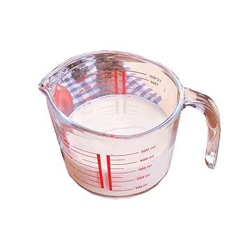 8HAOWENJU Taza de medir, Desayuno for niños Taza de Leche, Vidrio ...