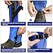 Unigear Leg Gaiters Waterproof Snow Boot Gaiters 600D Anti-Tear Oxford Fabric for Outdoor Hiking Walking Hunting Climbing Mountain (Blue, L)