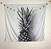 Shukqueen Fresh Pineapple Printed Wall Art Hanging Tapestry Dorm Decor (51
