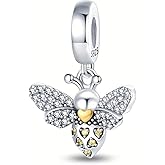 ChenYuTe 925 Sterling Silver Charms for Bracelets,Dangle Pendants Bead Charms fit Pandora Charms Bracelet and Necklaces for Womens Jewelry Gifts