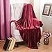 Caitlin White Throw Blanket for Couch/Sofa/Bed,Luxury Super Soft Microplush Velvet,50