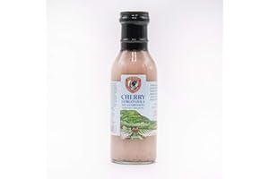 CHERRY REPUBLIC Cherry Gorgonzola Dressing - Michigan Tart Cherries - Gorgonzola Cheese - Gourmet Condiment and Marinade - 12 oz Bottle