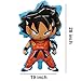 8PCS Dragon Ball Z Balloons,Birthday Banner Celebration Foil Balloon Set,Double Side DBZ Super Saiyan Goku Gohan Character Party Supplies Decorations