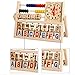 The Best Children Baby Kids Educational Math Toys Learning Developmental Versatile Flap Abacus Wooden Toys