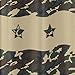 Green Camo Army Camouflage Kids Bathroom Fabric Bath Shower Curtain by Sweet Jojo Designs