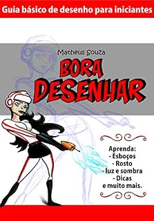Livro Bora Desenhar: Guia básico de desenho para iniciantes