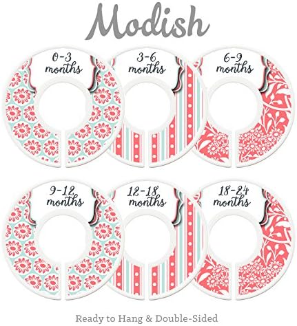 Modish LabelsBaby Clothes Size Dividers, Baby Closet Organizers, Size Dividers, Baby Closet Organizers, Closet Dividers, Clothes Organizer, Nursery Décor, Girl, Flowers, Shabby Chic (Baby)