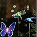 Twisted Enterprise LLC. Solar Yard Lights LED Lawn, Pond and Garden Decorations and Accessories, Dragonfly, Butterfly & Hummingbird Stake Light with Solar Powered Color Changing LEDs