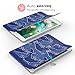 MoKo Case for New iPad 2017 9.7 Inch - Slim Lightweight Smart-shell Stand Cover with Translucent Frosted Back Protector for Apple All-New iPad 9.7 Inch 2017 Tablet, Ocean (Auto Wake / Sleep)