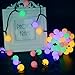 VMANOO Globe Battery Operated Timer String Lights 100 LED Ball Fairy Christmas Lighting Decor for Outdoor, Indoor, Garden, Patio, Bedroom Wedding Decorations (Multi Color)